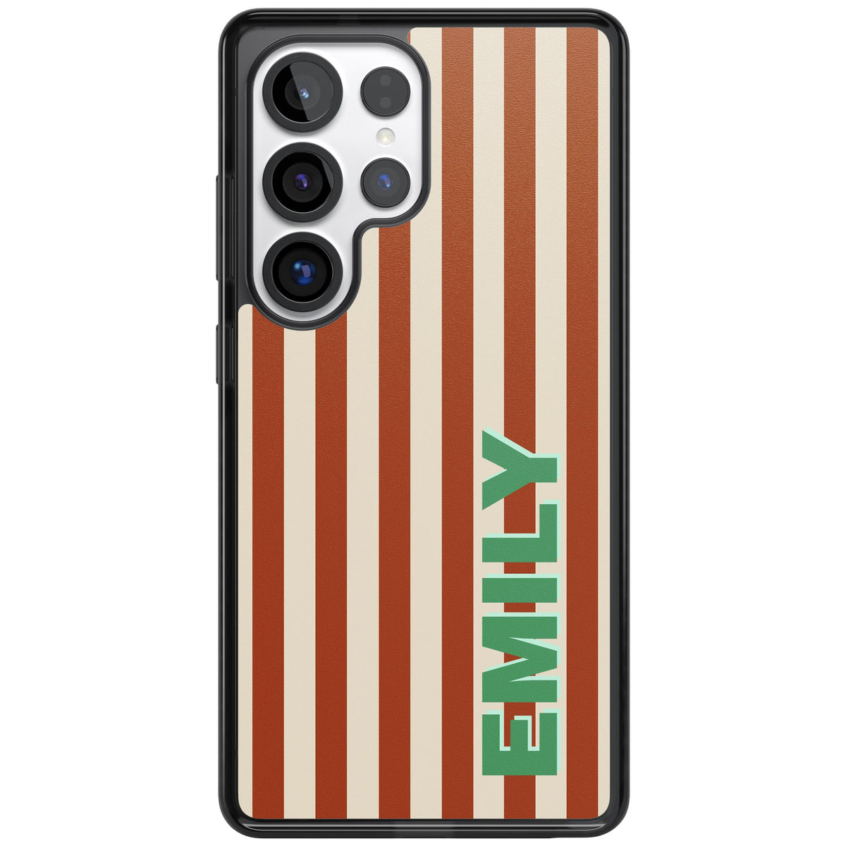 Personalised Dune Stripe Samsung S25 Ultra / Samsung S26 Ultra Impact Black Phone Case front