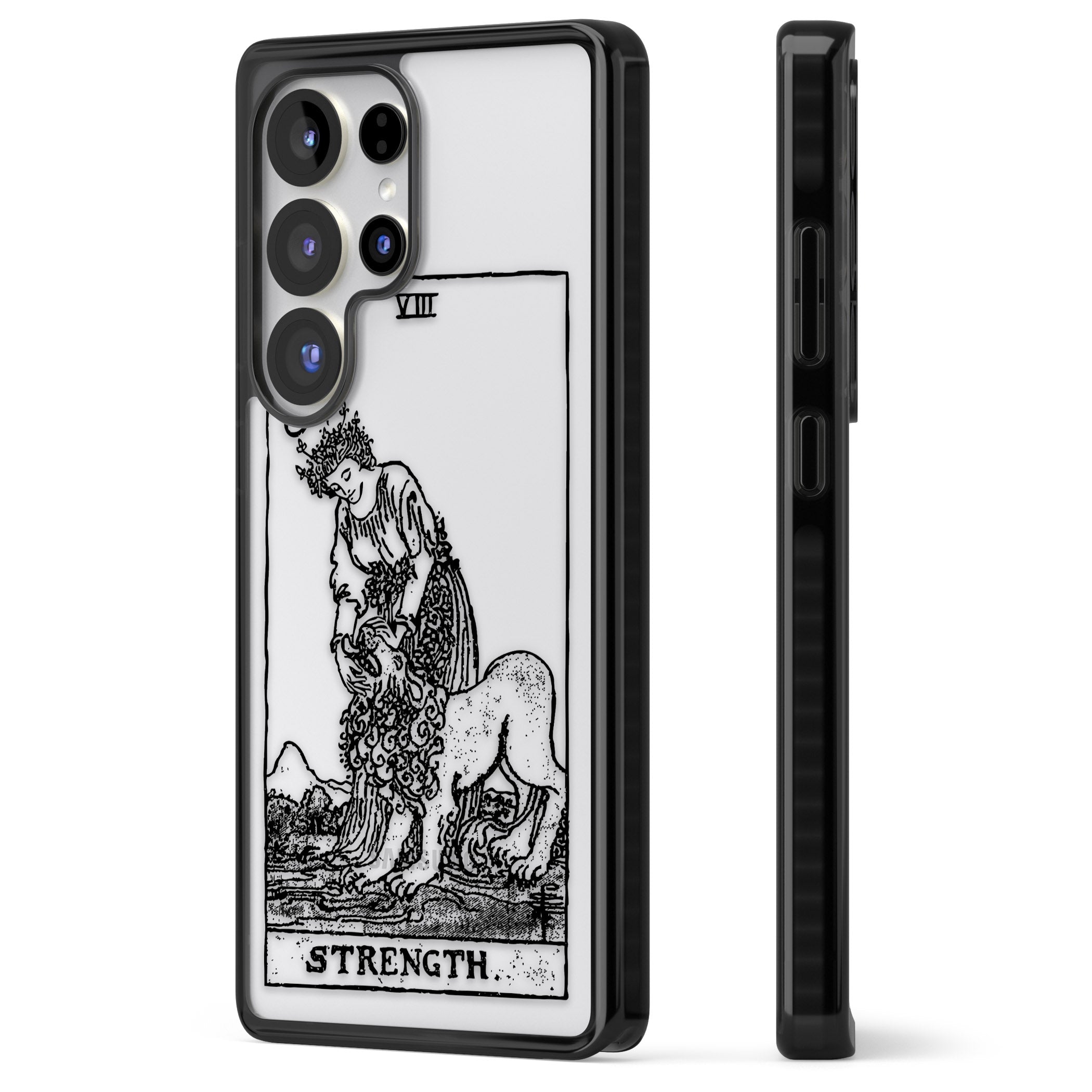 Personalised Strength Tarot Card (Clear)