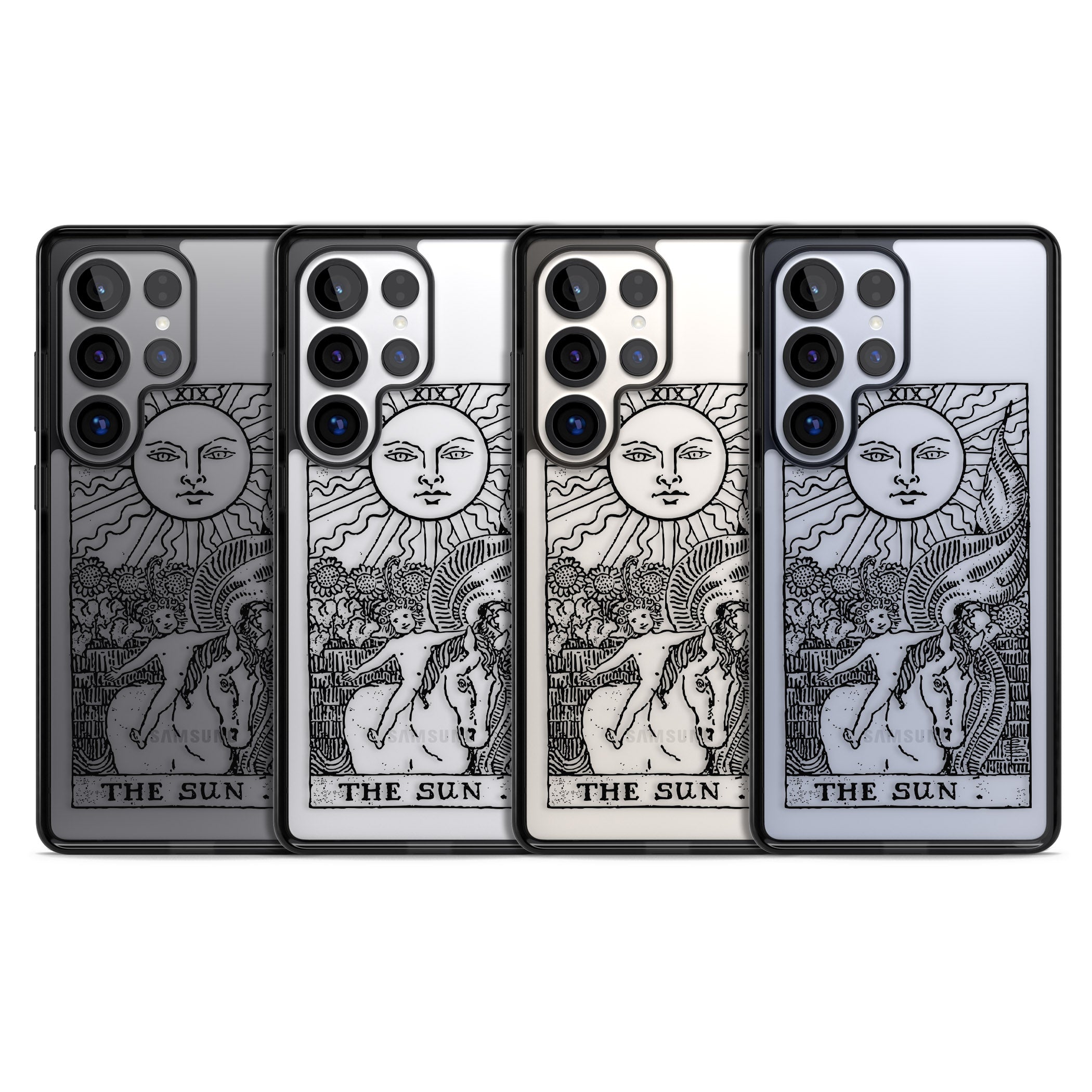 Personalised The Sun Tarot Card (Clear)