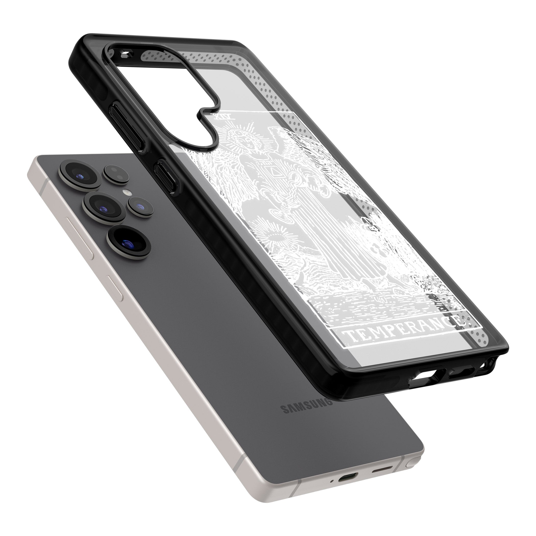 Personalised Temperance Tarot Card (White)