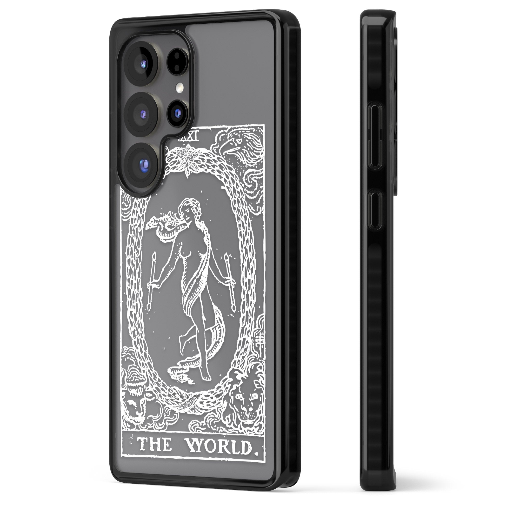 Personalised The World Tarot Card (White)