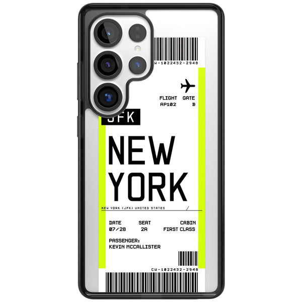 Personalised New York Boarding Pass
