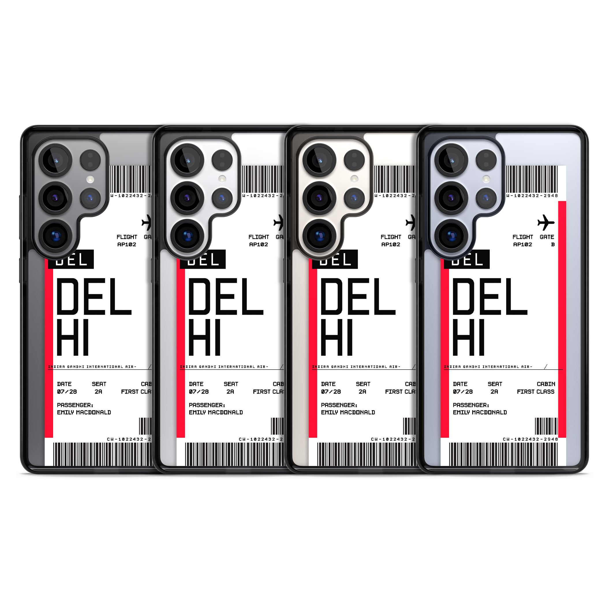 Personalised Delhi Boarding Pass