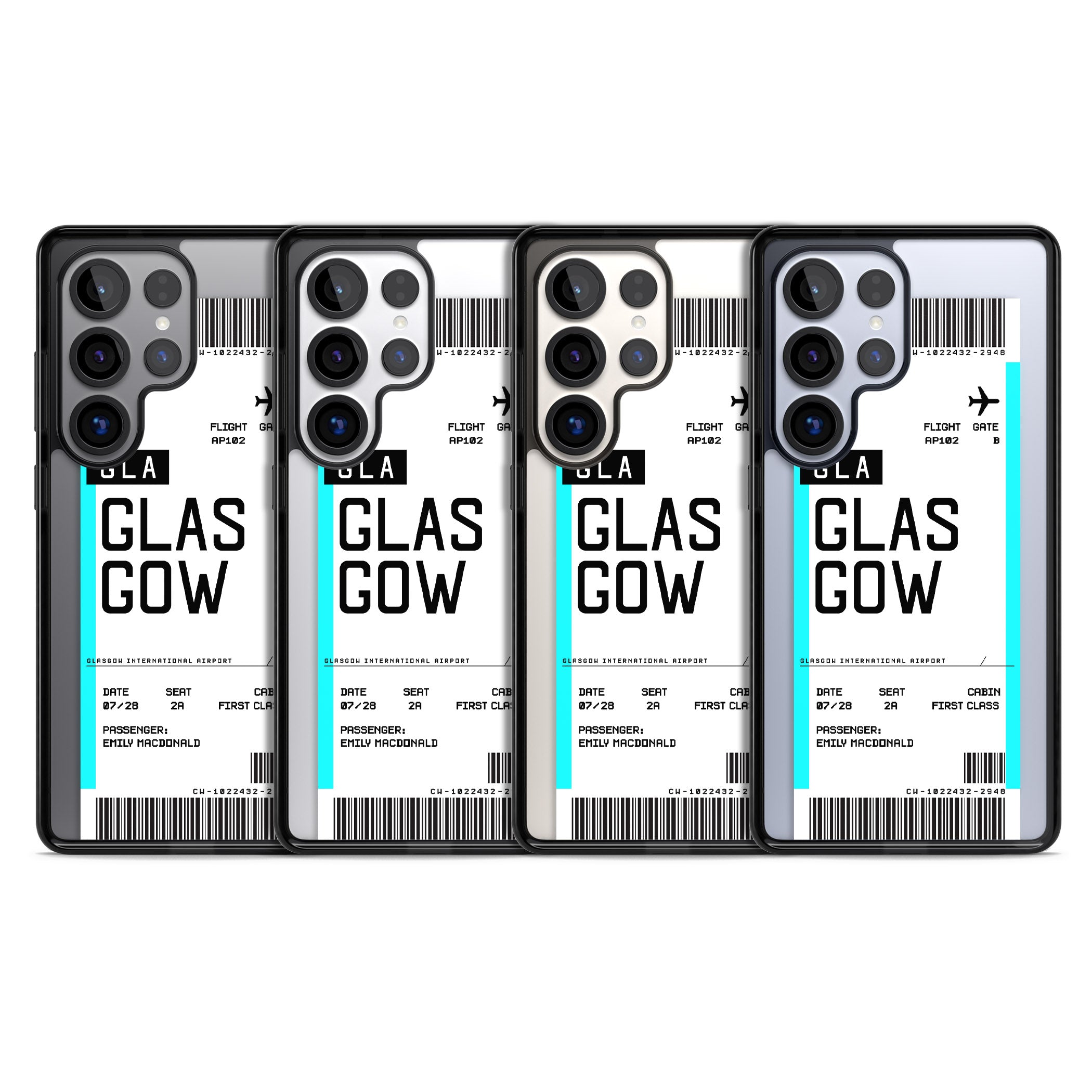 Personalised Glasgow Boarding Pass