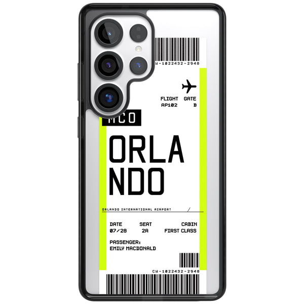 Personalised Orlando Boarding Pass