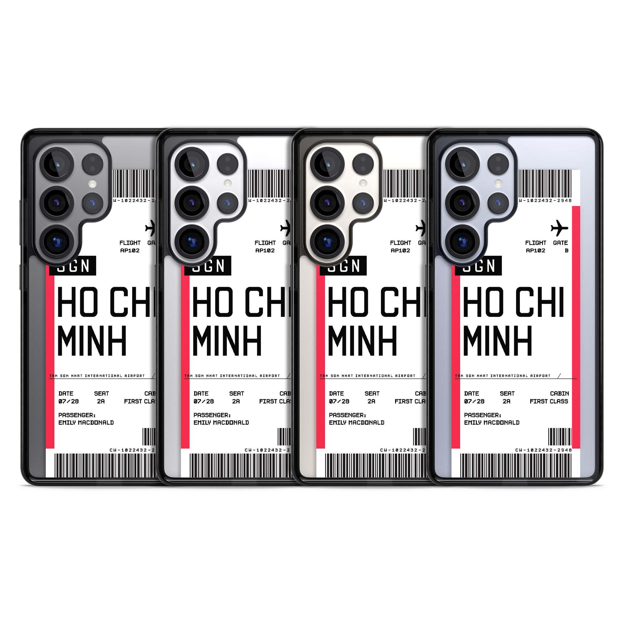 Personalised Ho Chi Minh Boarding Pass