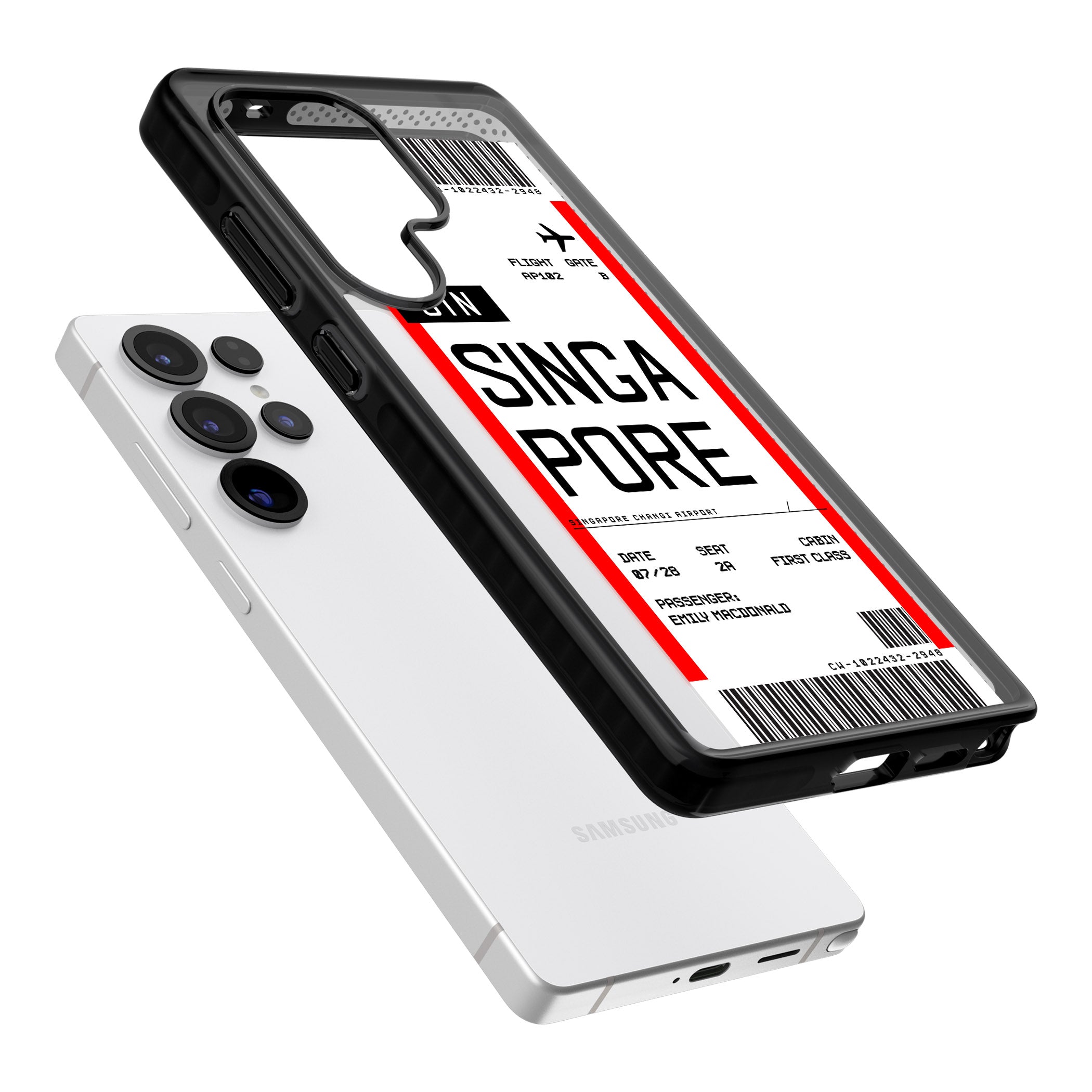 Personalised Singapore Boarding Pass