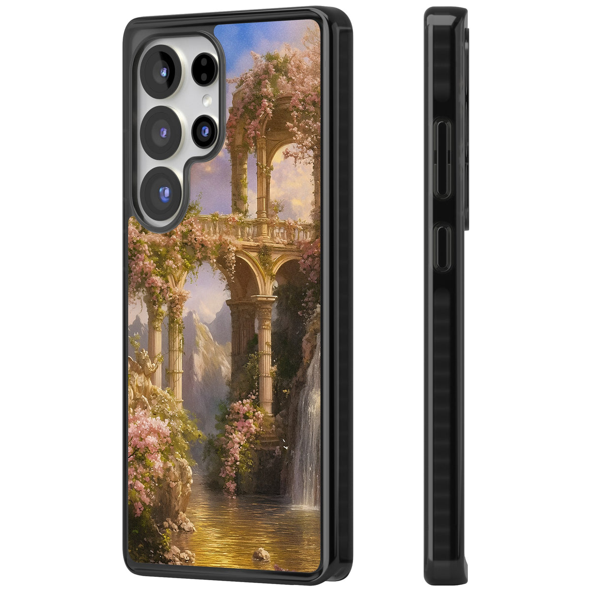 Castle River Samsung S25 Ultra / Samsung S26 Ultra Impact Black Phone Case side