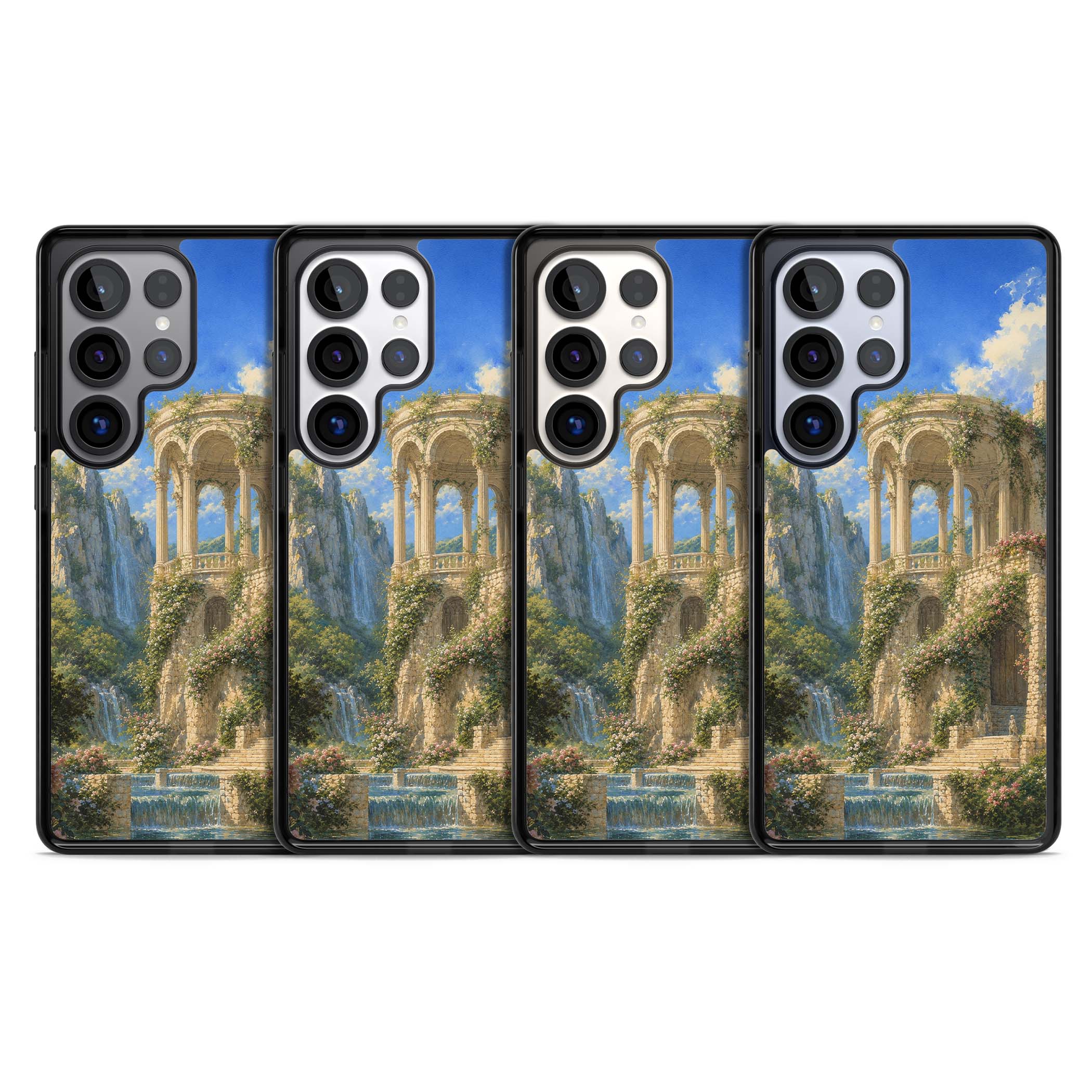 Palace Pavilion fairycore iPhone case | Black Impact case for Samsung Galaxy S25 Ultra