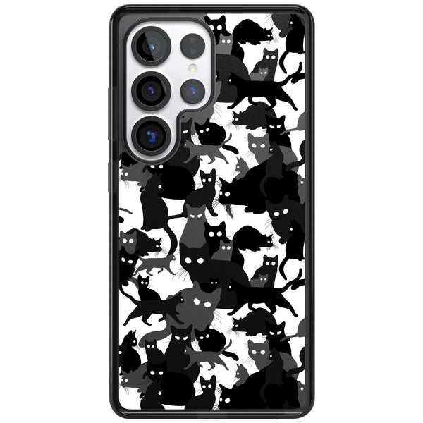 Black & White Cat Camouflage
