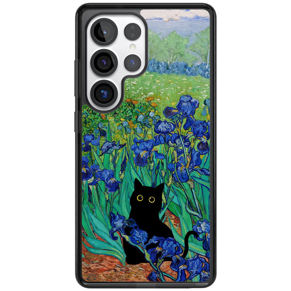 Cat in Van Gogh's Irises