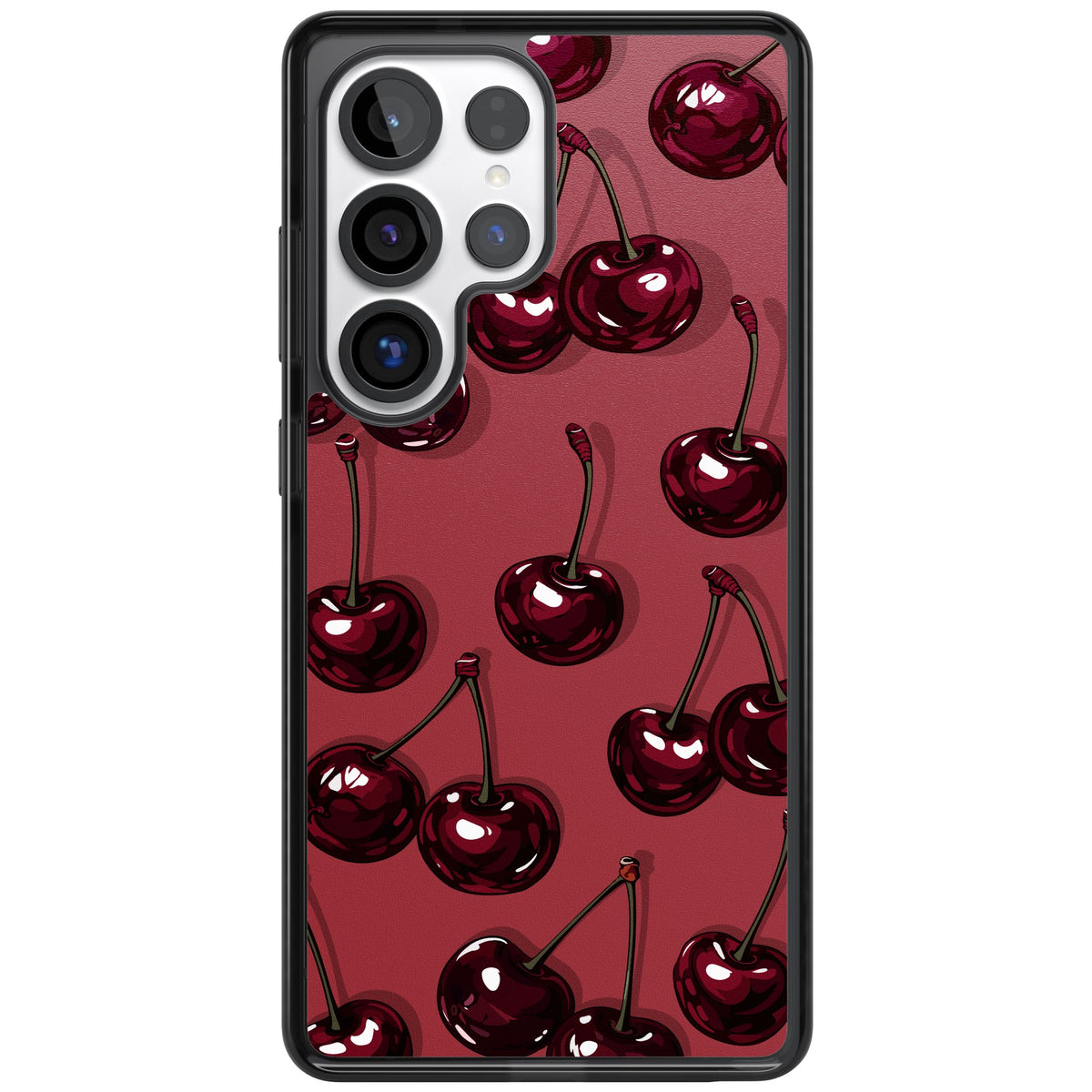 Cherry Rebel Samsung S25 Ultra / Samsung S26 Ultra Impact Black Phone Case front