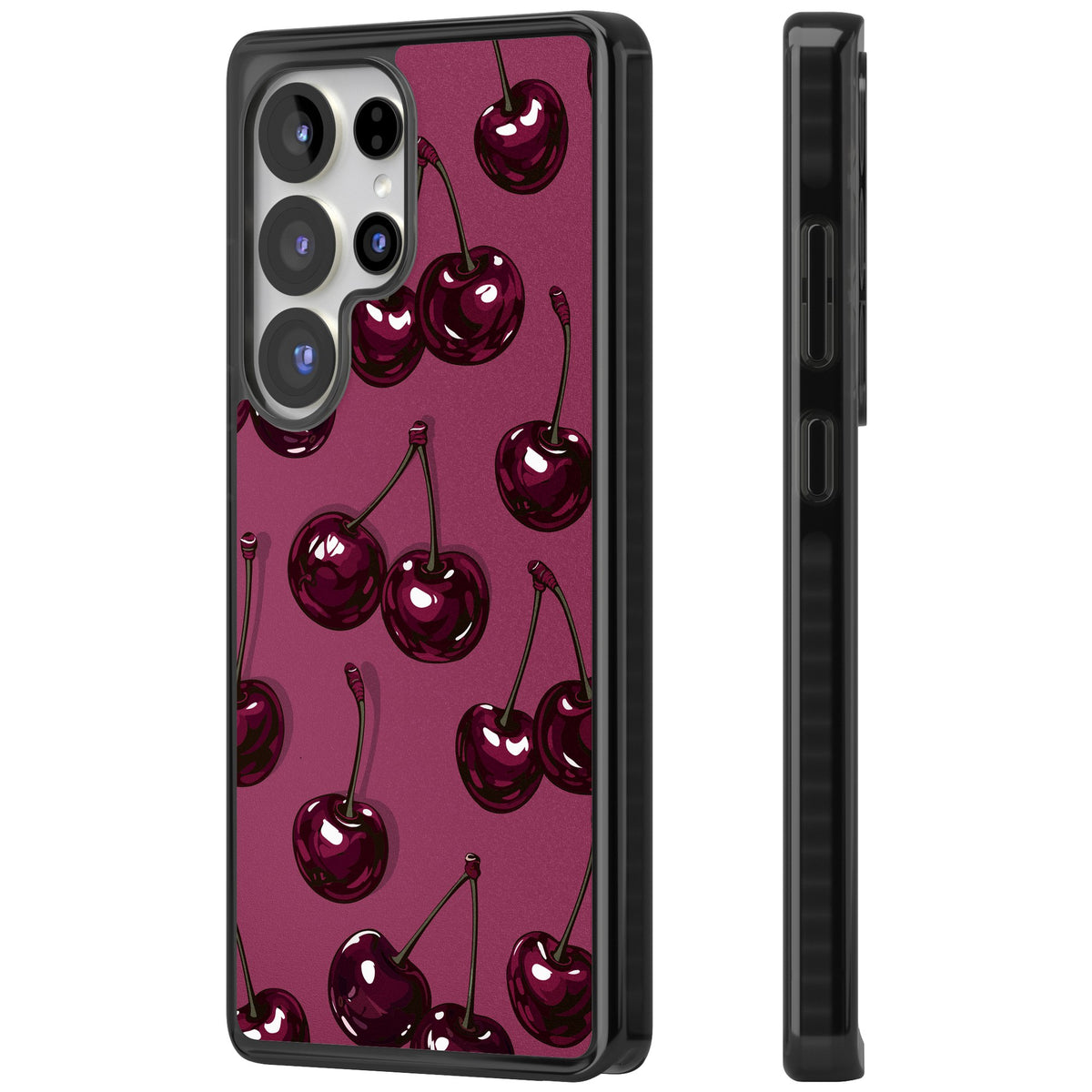 Cherry Soda Samsung S25 Ultra / Samsung S26 Ultra Impact Black Phone Case side