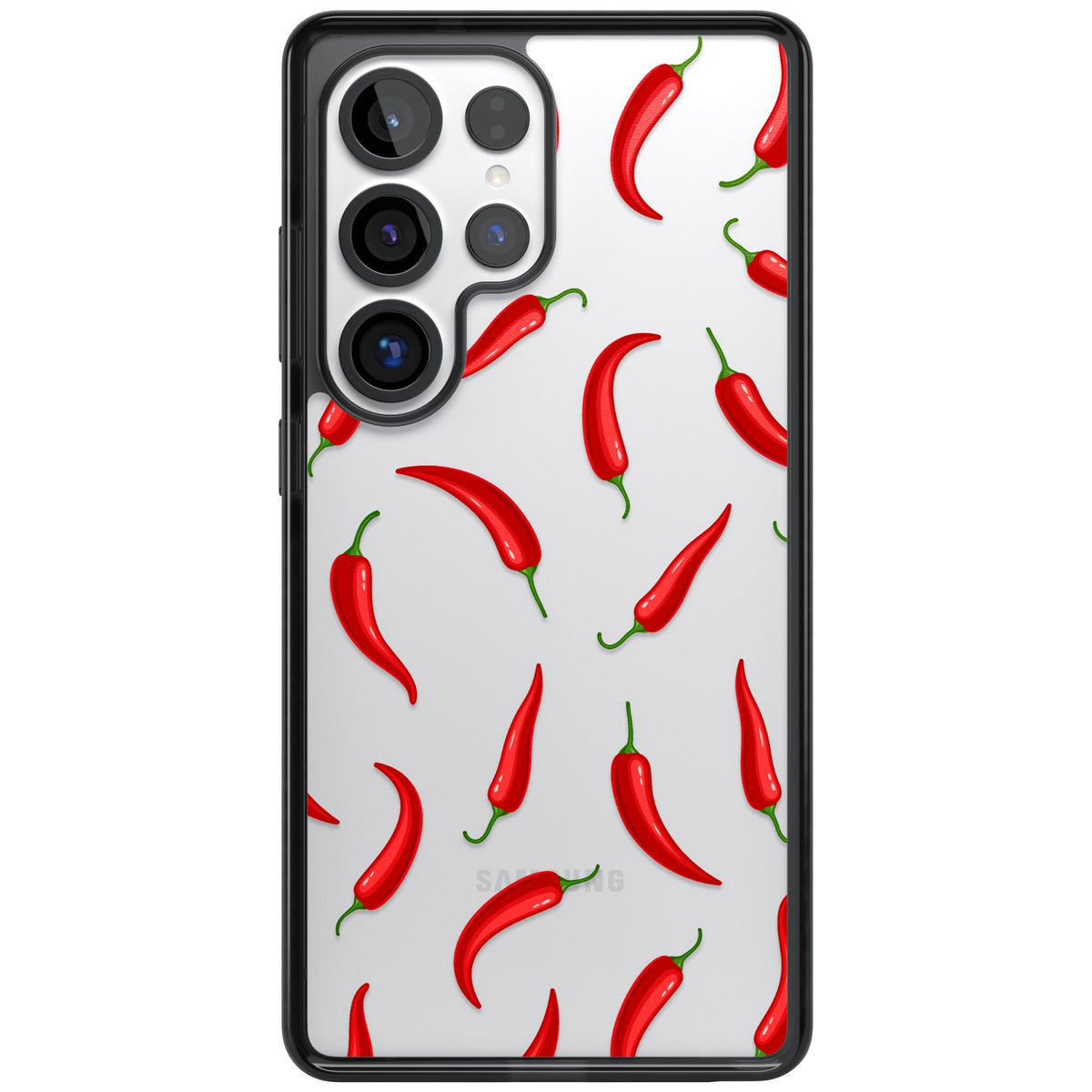Chilli Heat Samsung S25 Ultra / Samsung S26 Ultra Impact Black Phone Case front