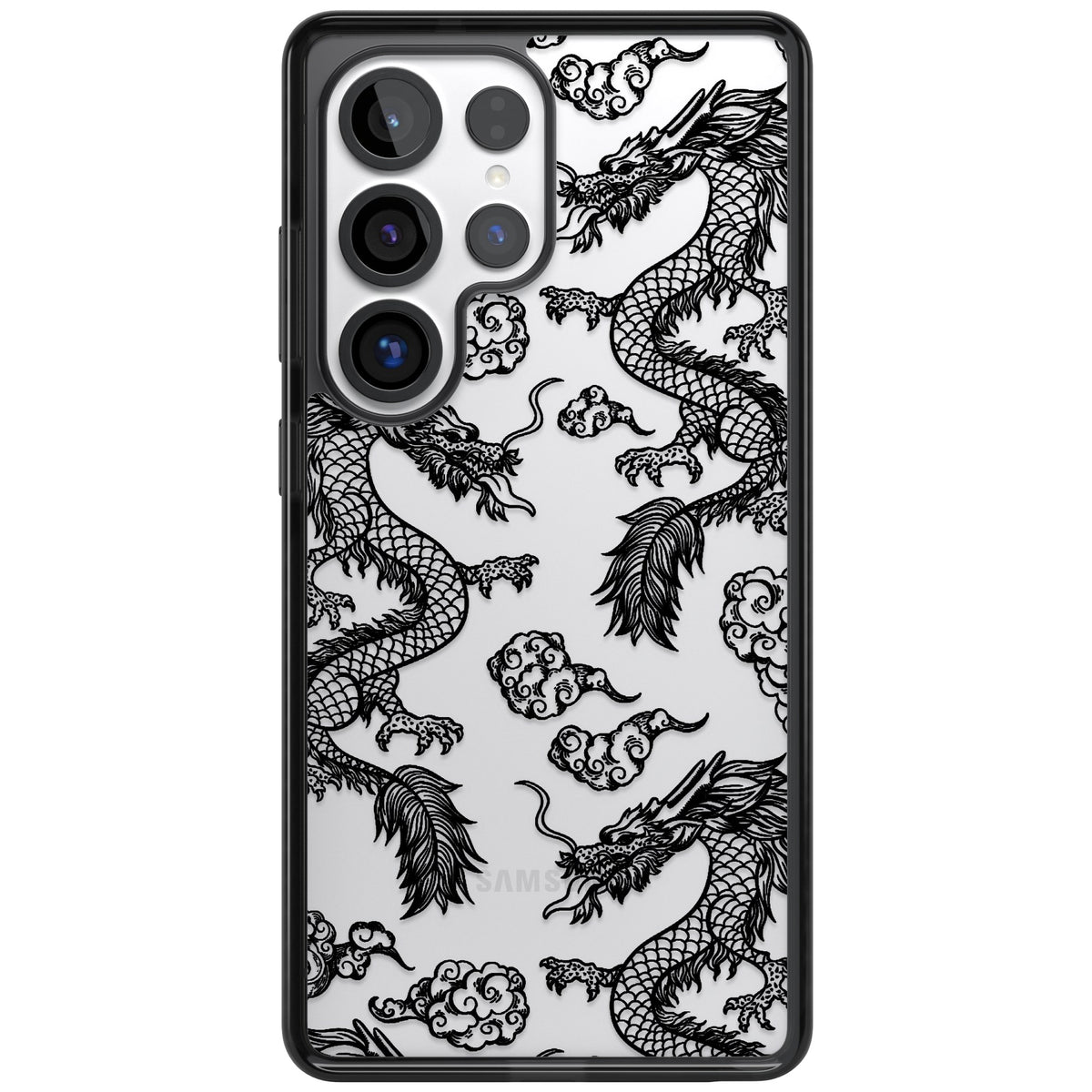 Black Dragons Samsung S25 Ultra / Samsung S26 Ultra Impact Black Phone Case front