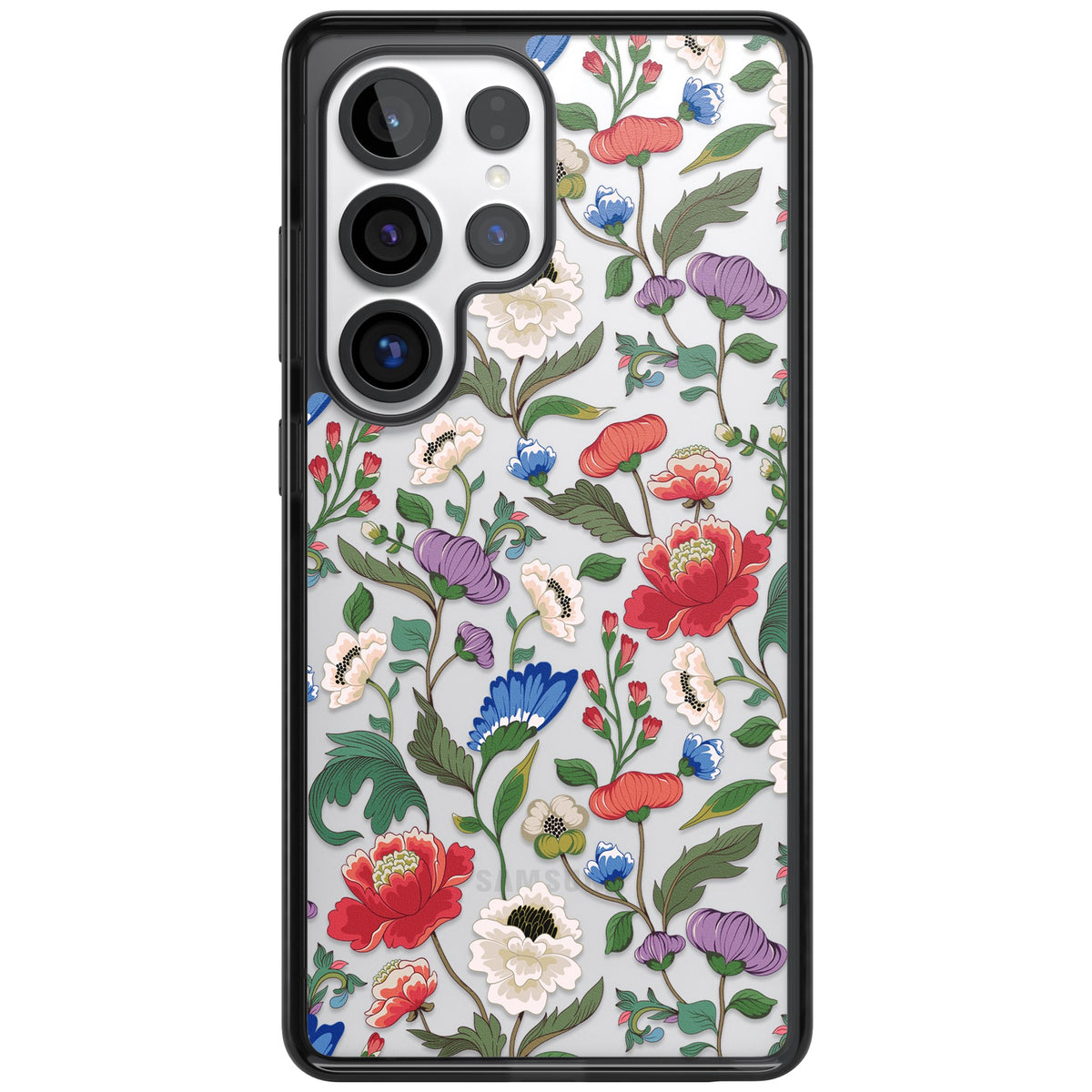 Chinoiserie Bloom Samsung S25 Ultra / Samsung S26 Ultra Impact Black Phone Case front