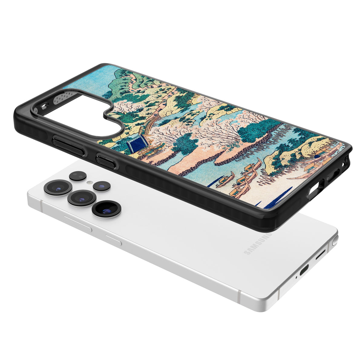 Coastal Community Samsung S25 Ultra / Samsung S26 Ultra Impact Black Phone Case angled