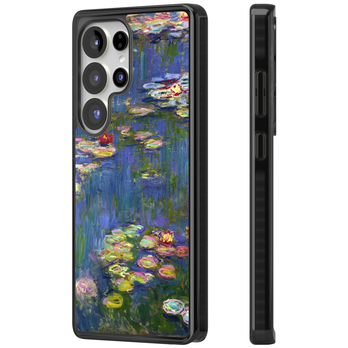 Water Lilies II Samsung S25 Ultra / Samsung S26 Ultra Impact Black Phone Case side