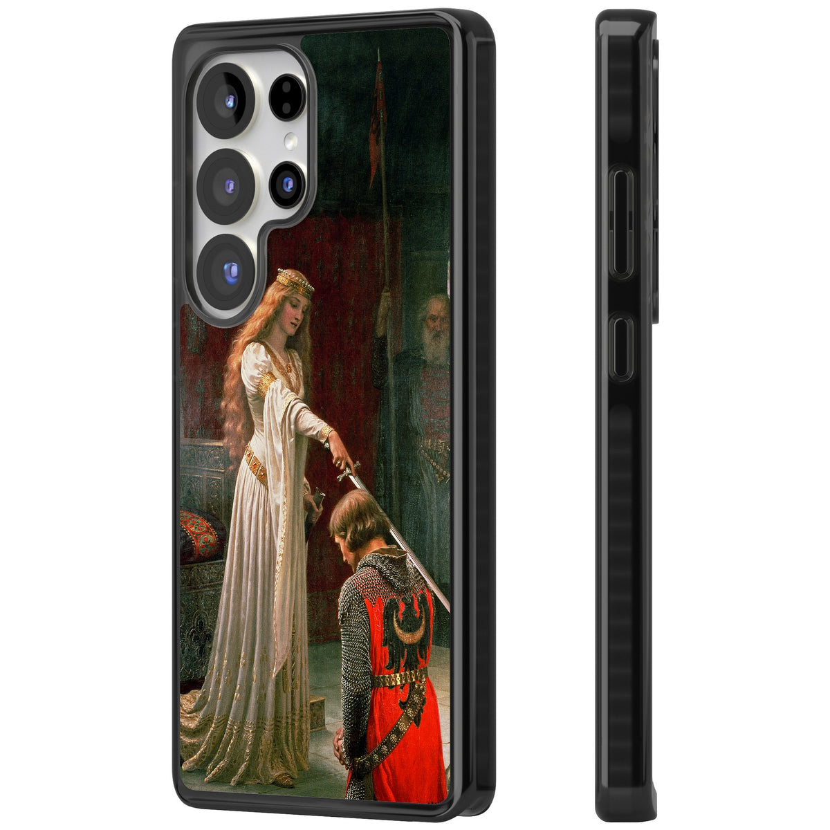 The Accolade Samsung S25 Ultra / Samsung S26 Ultra Impact Black Phone Case side
