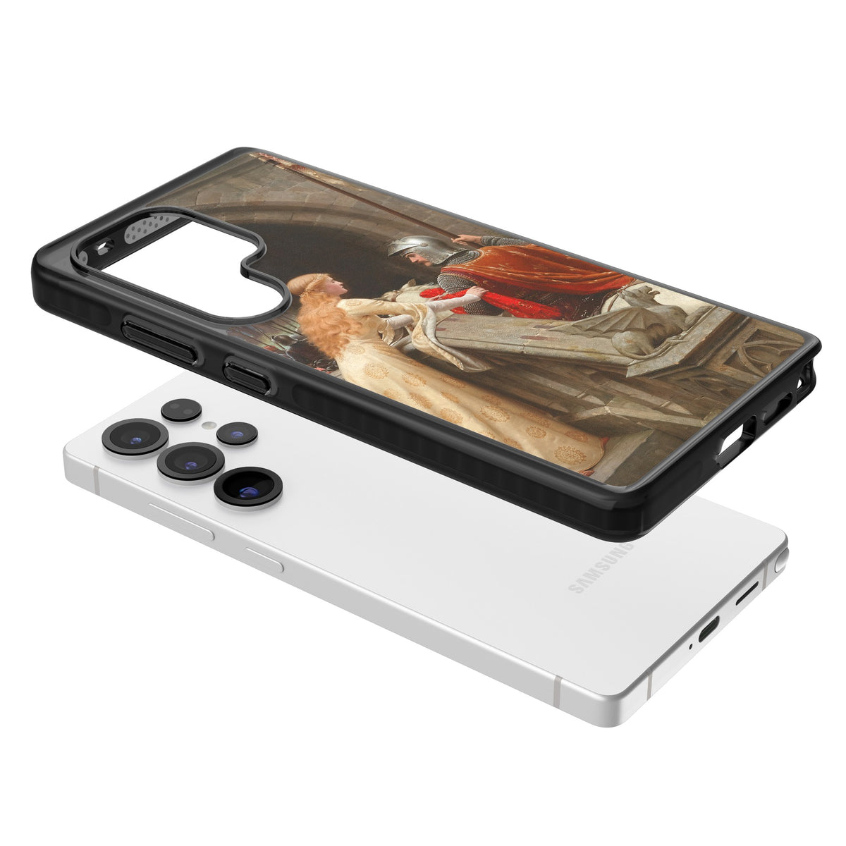 God Speed Samsung S25 Ultra / Samsung S26 Ultra Impact Black Phone Case angled