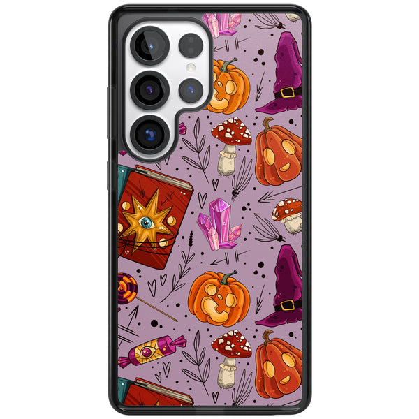 Witchy Cartoon Halloween Pattern