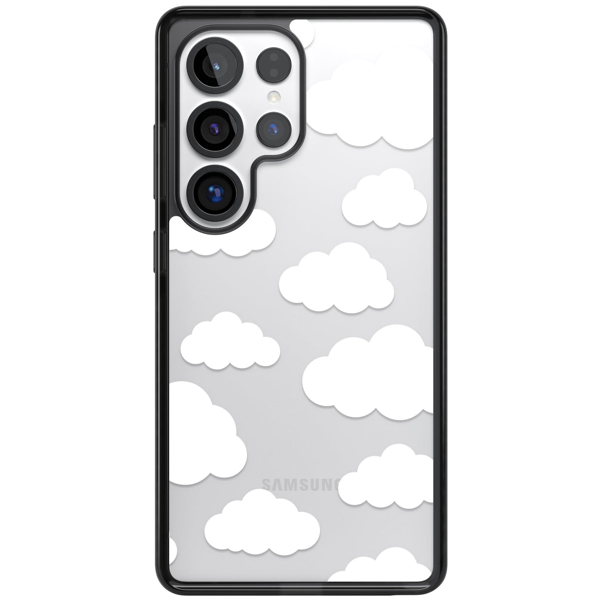 Cloud Pattern Samsung S25 Ultra / Samsung S26 Ultra Impact Black Phone Case front