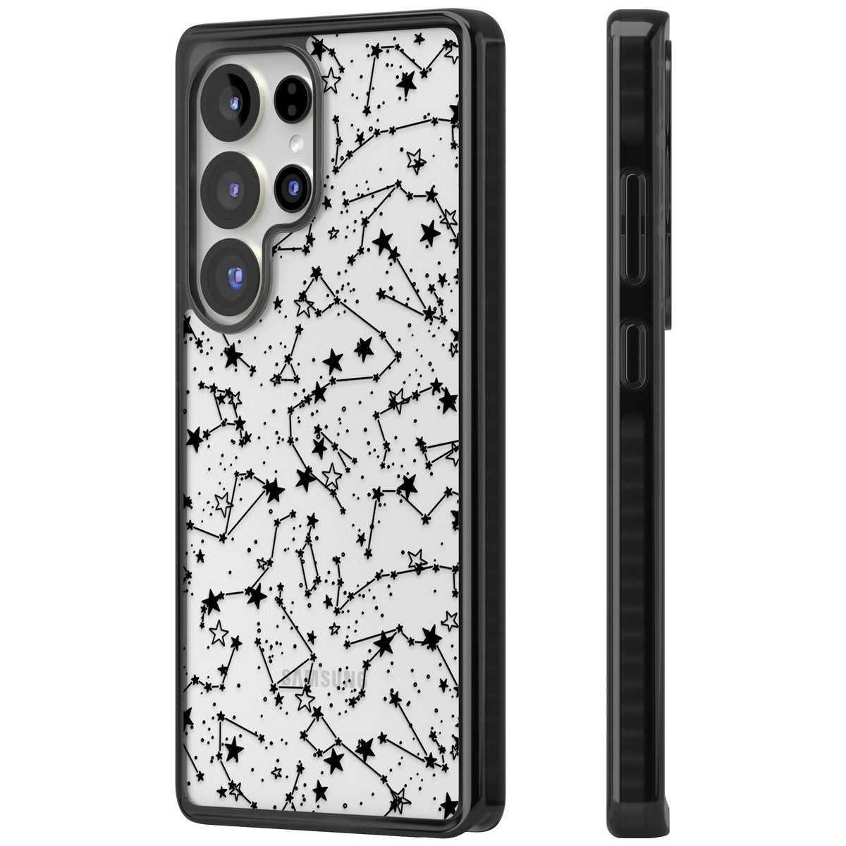 Midnight Constellations Samsung S25 Ultra / Samsung S26 Ultra Impact Black Phone Case side