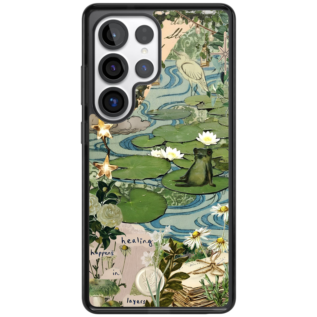 Lily Pad River Samsung S25 Ultra / Samsung S26 Ultra Impact Black Phone Case front