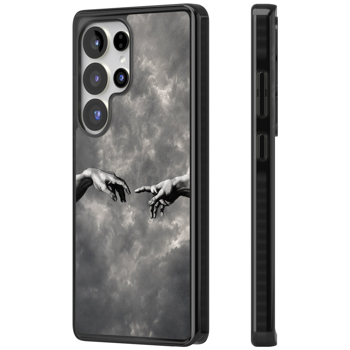 Creation Samsung S25 Ultra / Samsung S26 Ultra Impact Black Phone Case side