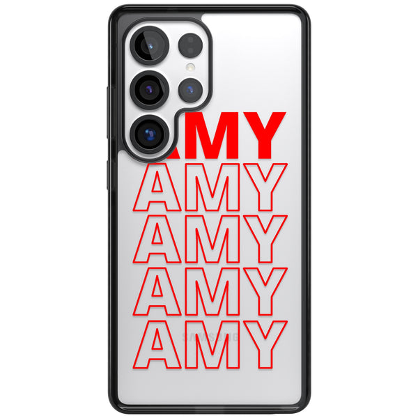 Personalised Bold Name Repeat