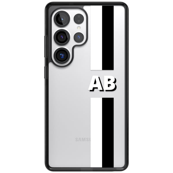 Personalised Bold Two Stripe Name
