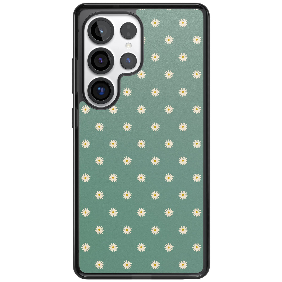 Sage Daisy Floral Samsung S25 Ultra / Samsung S26 Ultra Impact Black Phone Case front
