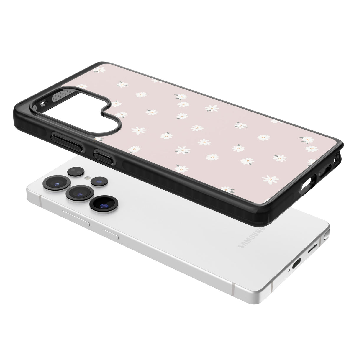 Rosewater Fields Samsung S25 Ultra / Samsung S26 Ultra Impact Black Phone Case angled