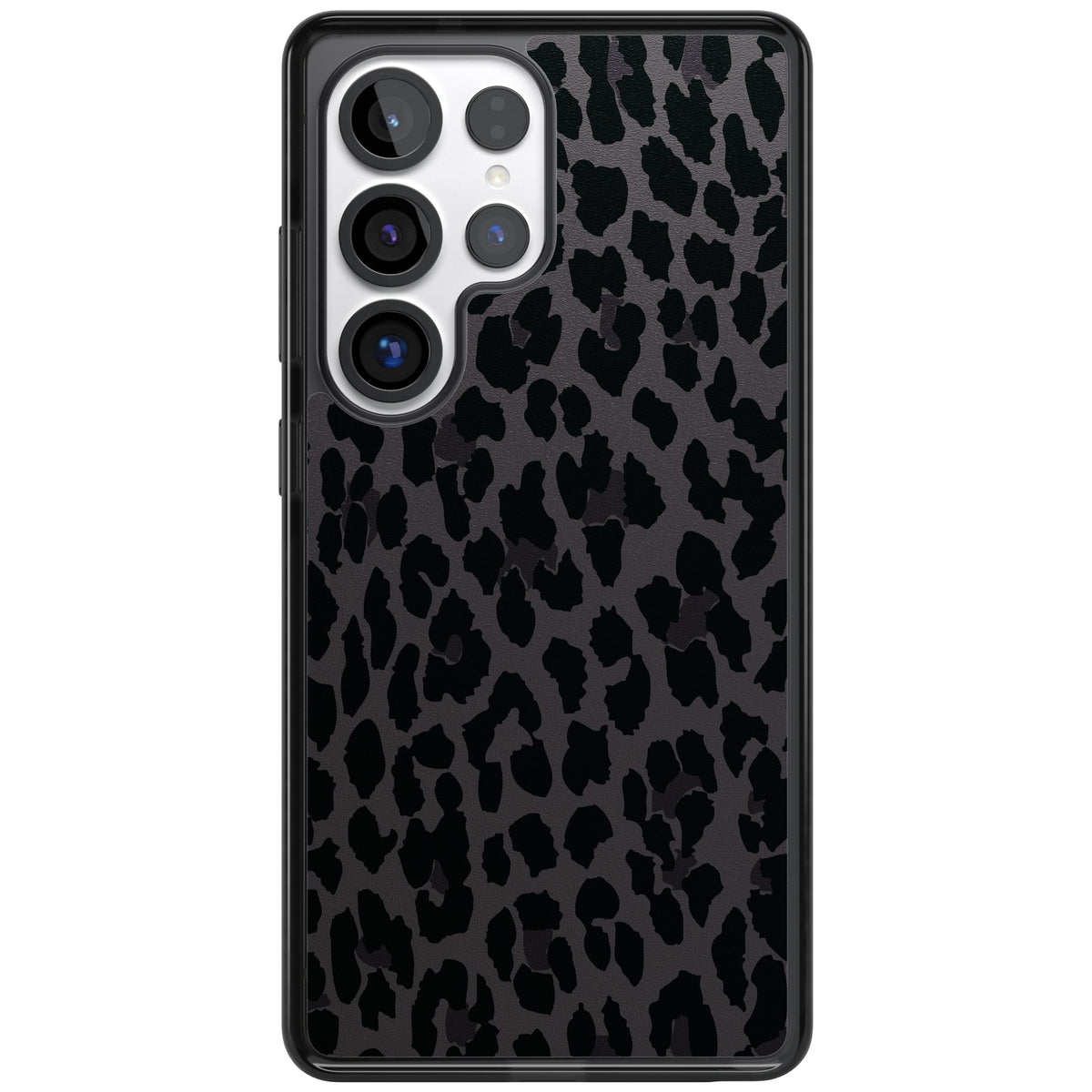 Dark Leopard Print Samsung S25 Ultra / Samsung S26 Ultra Impact Black Phone Case front