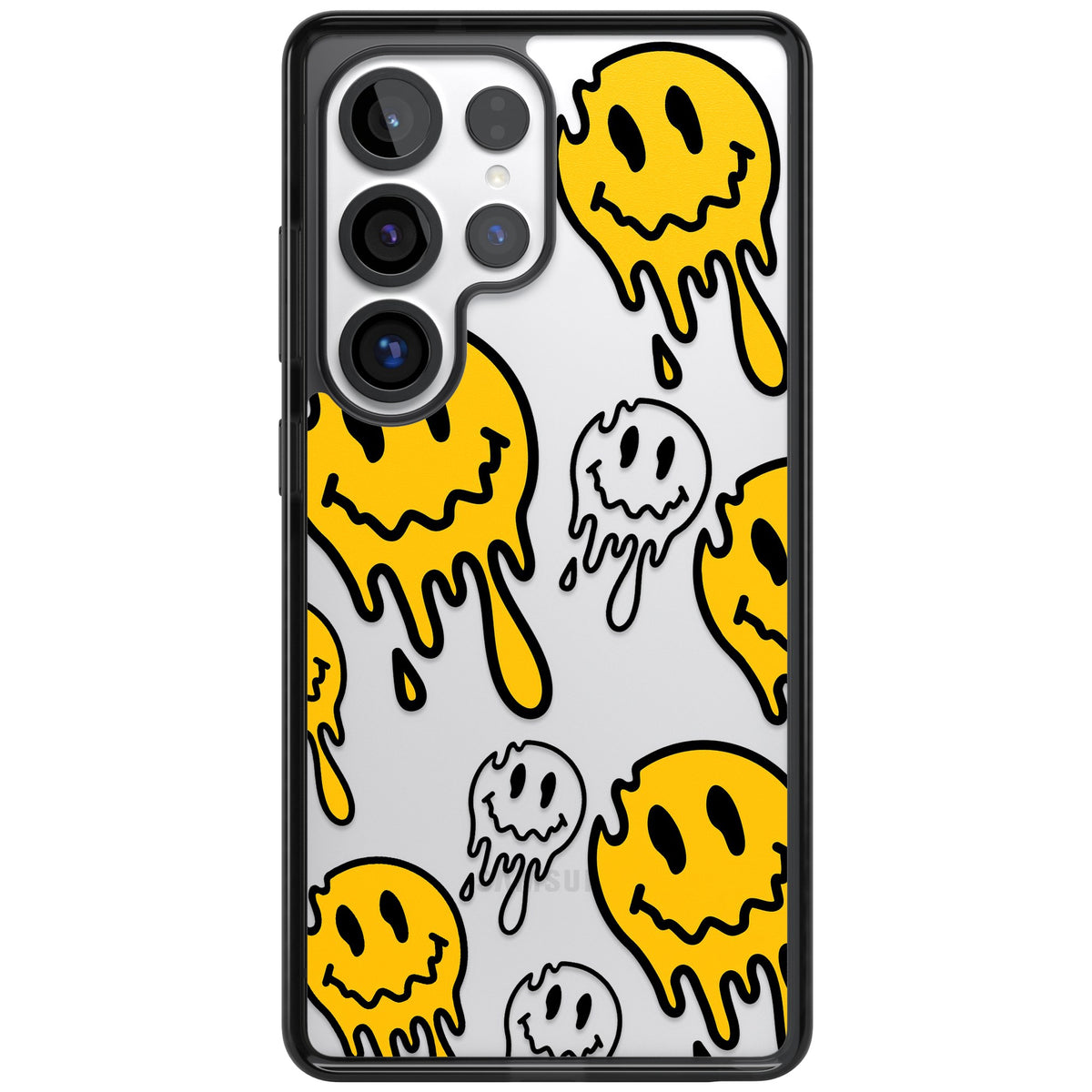 Face Melt Samsung S25 Ultra / Samsung S26 Ultra Impact Black Phone Case front