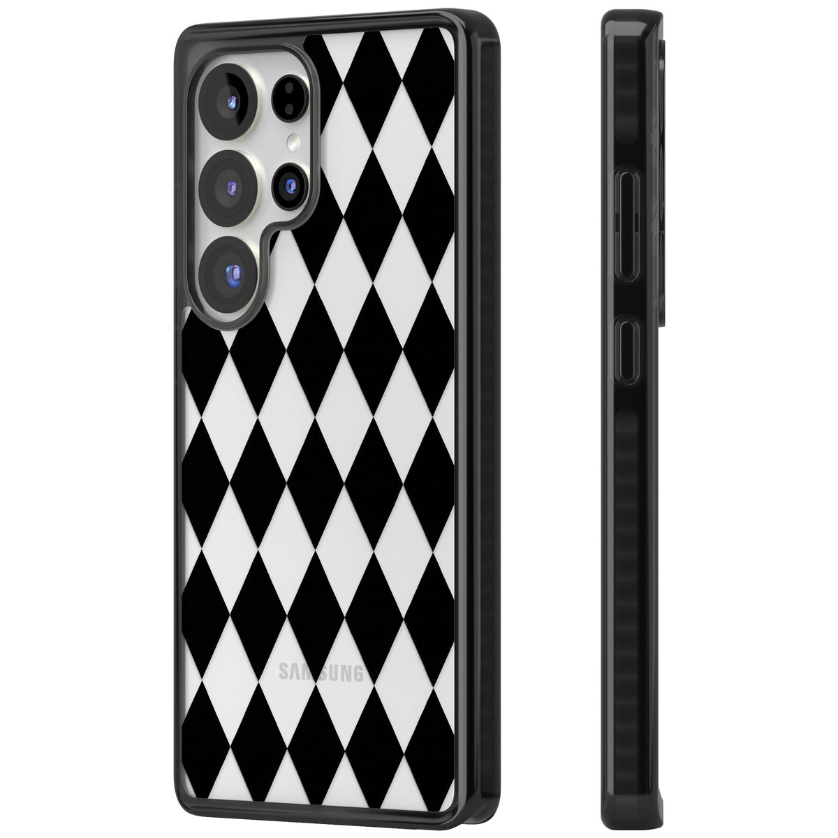 Black Diamonds Samsung S25 Ultra / Samsung S26 Ultra Impact Black Phone Case side