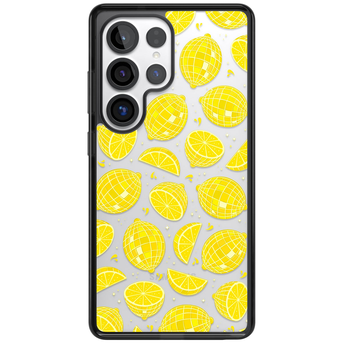 Disco Lemons Samsung S25 Ultra / Samsung S26 Ultra Impact Black Phone Case front