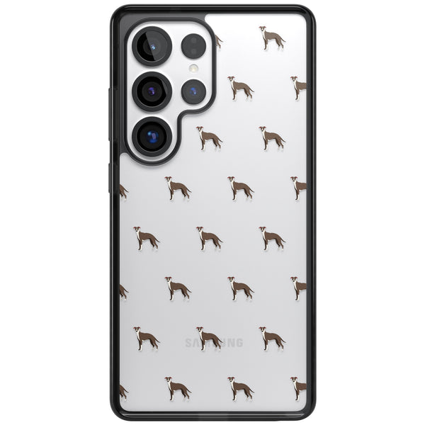 Whippet Dog Pattern Clear
