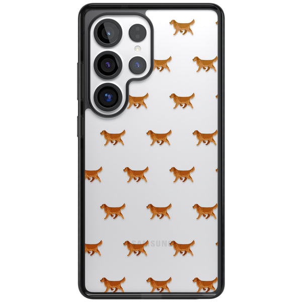 Golden Retriever Dog Pattern Clear