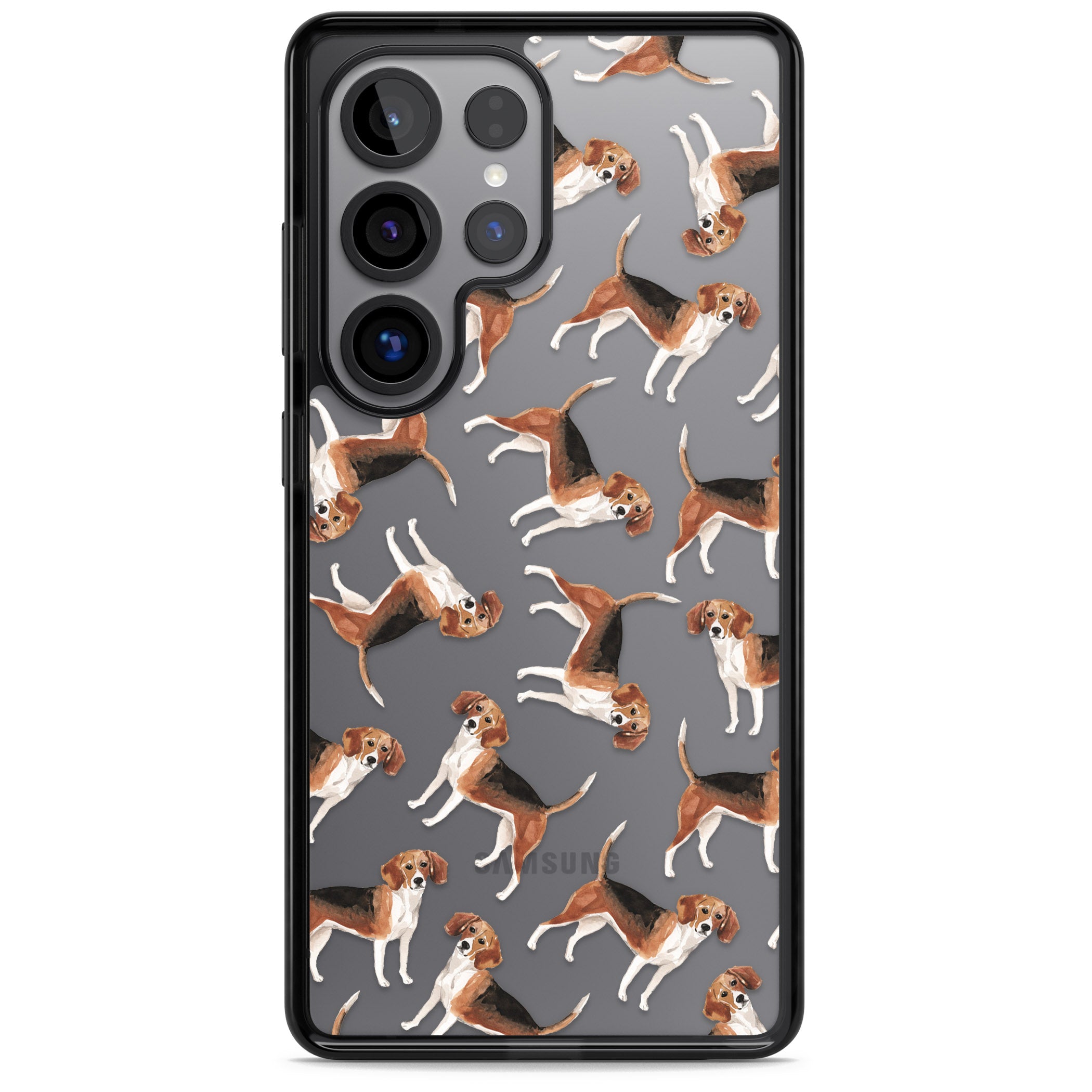 Beagle Watercolor Pattern