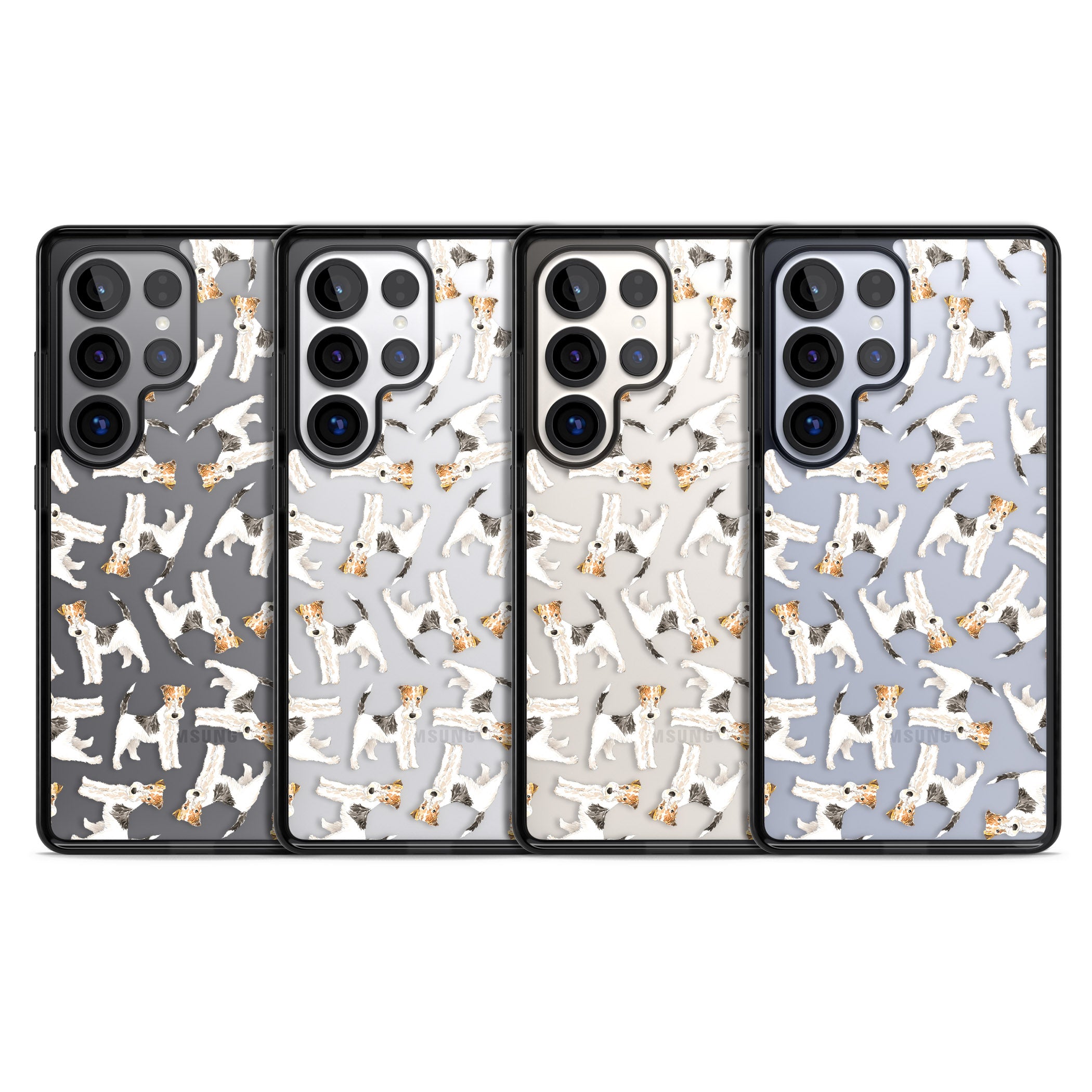 Wire Haired Fox Terrier Dog Pattern