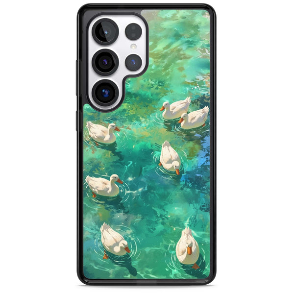 Ducks In The Pond