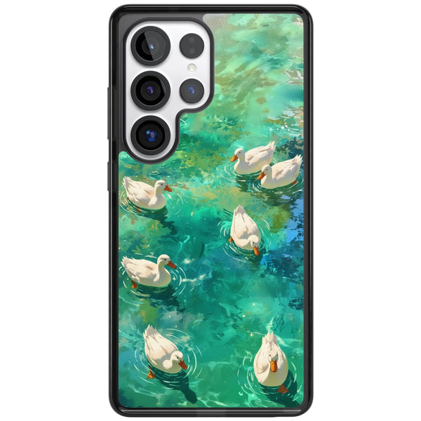 Ducks In The Pond