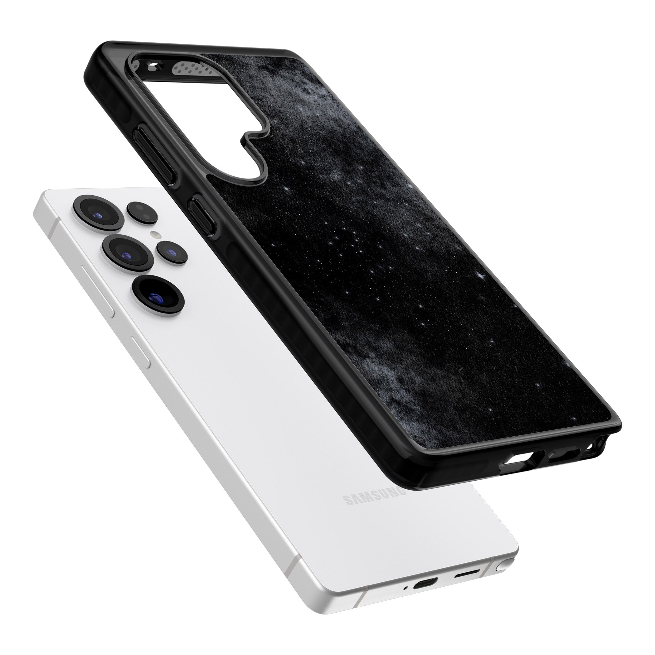 Night Sky Galaxies: Shimmering Stars