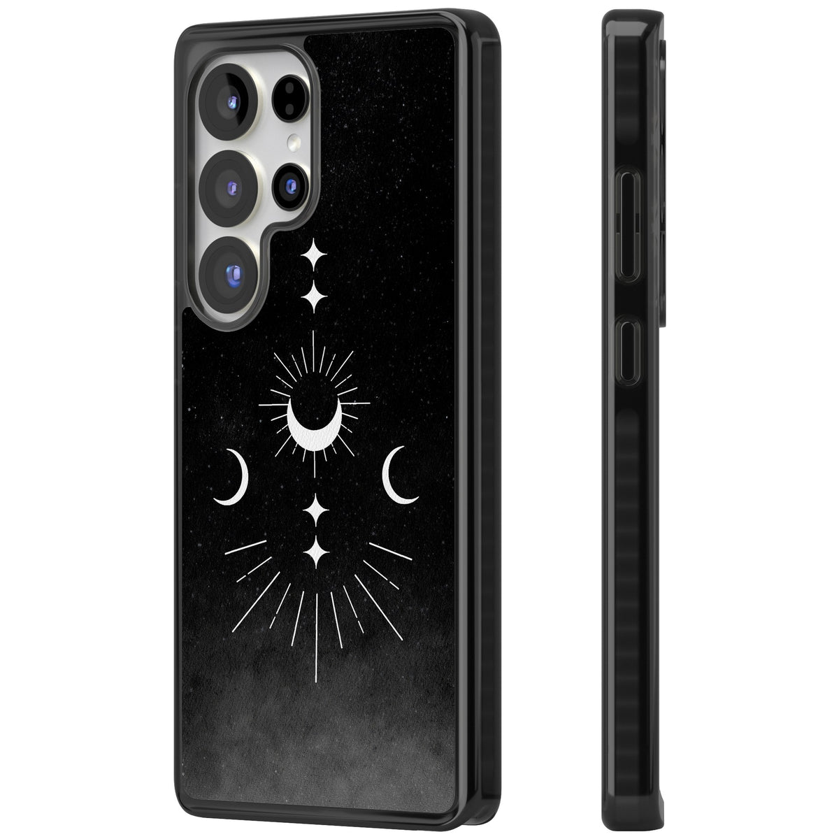 Lunar Mandala Samsung S25 Ultra / Samsung S26 Ultra Impact Black Phone Case side