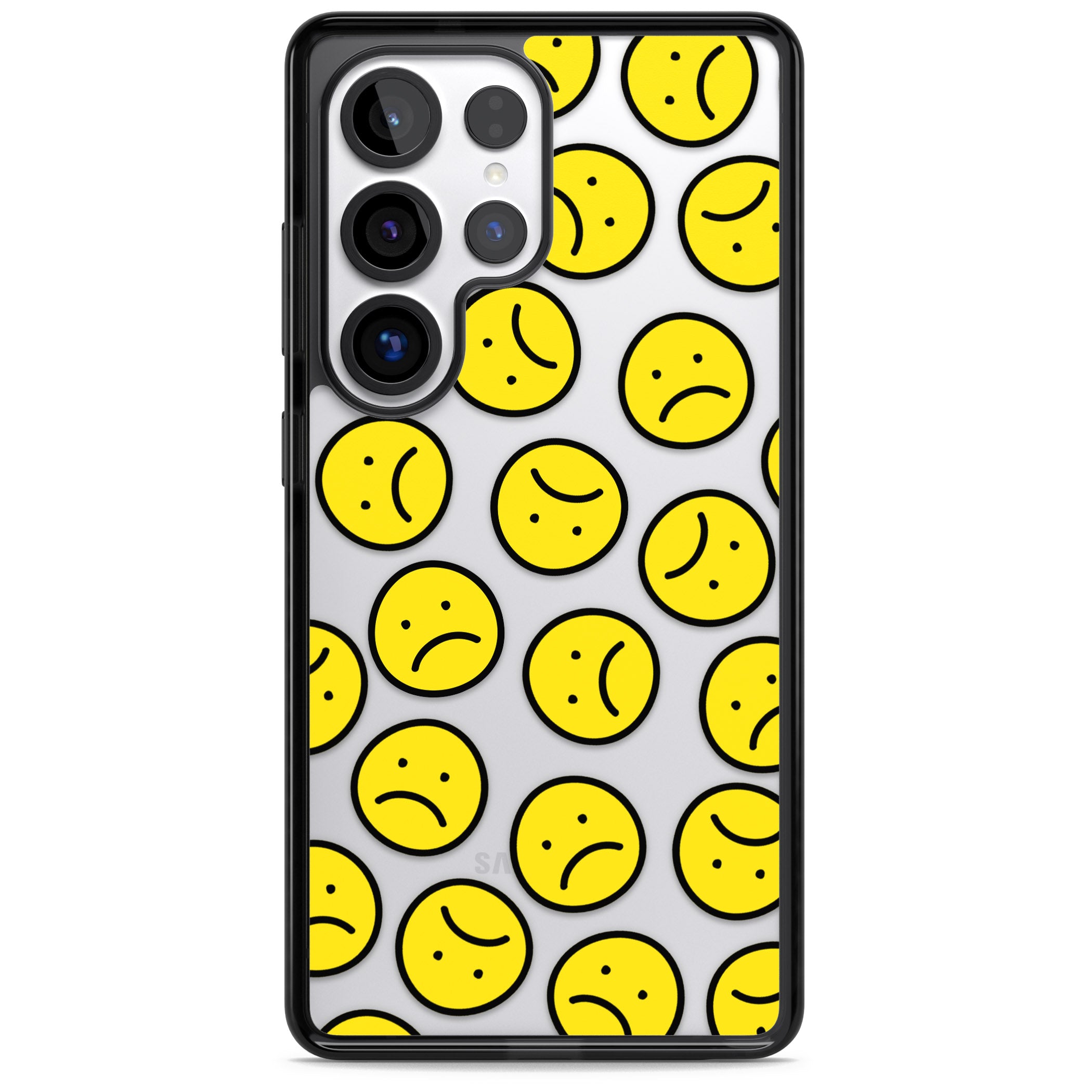 Sad Face Clear Pattern