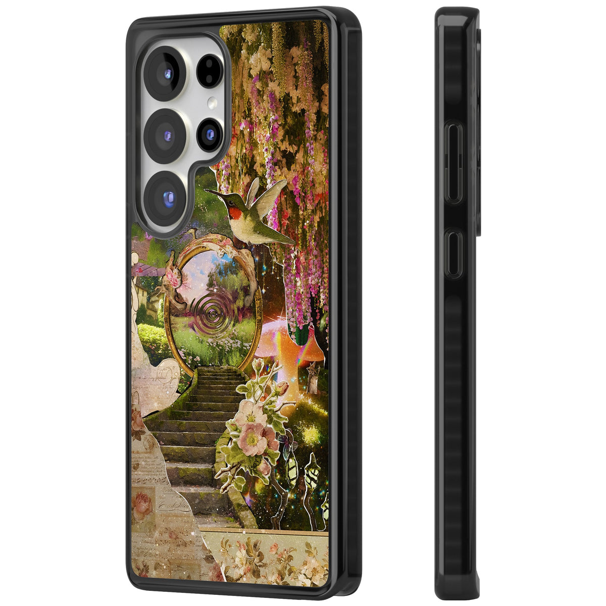 Fairy Portal Samsung S25 Ultra / Samsung S26 Ultra Impact Black Phone Case side