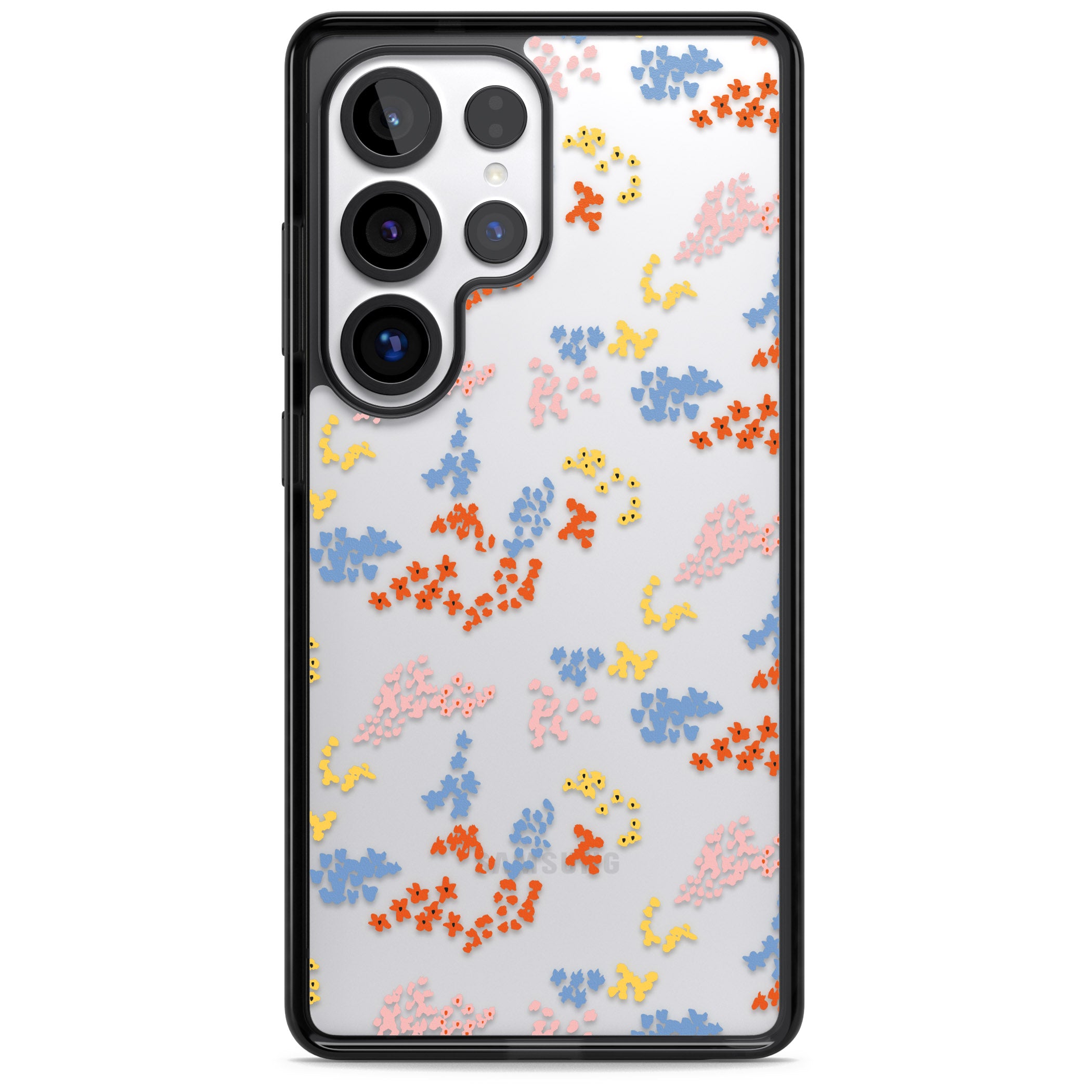 Floral Confetti: Transparent Delight