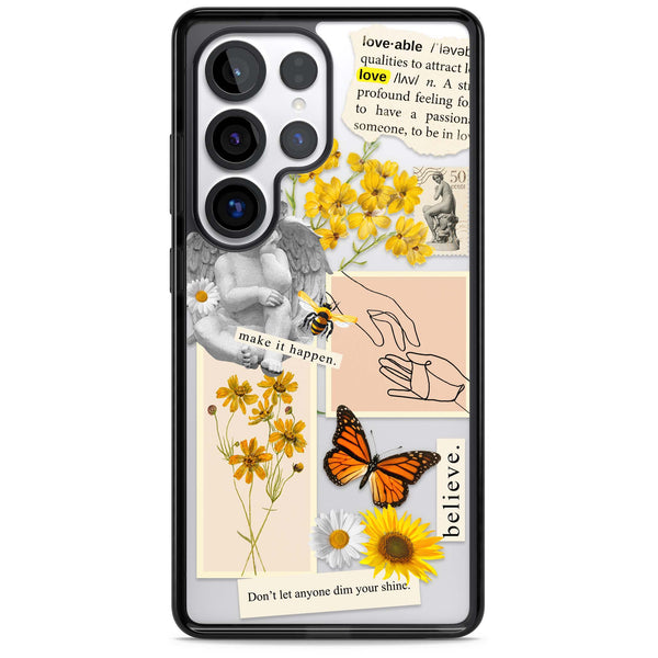 Yellow Wildflower Collage