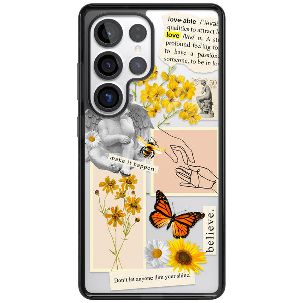 Yellow Wildflower Collage